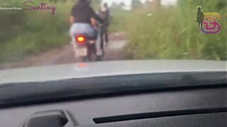 Quase Que O Meu Marido Policial Ve Eu Dando Dentro Do Carro Para Um Pau Gigantesco
