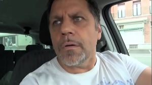 Cute Brunette Who Missed Her Train Gets Fucked Outside and in the Car by a Pervert!