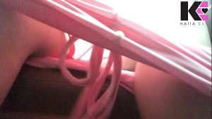Roadtrip! Hot Tattooed Girl Squirts While Driving