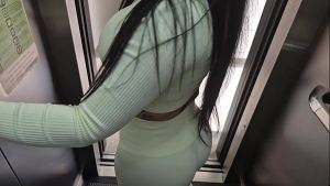 HORNY NEIGHBOR GETS A GOOD FUCK IN THE CAR – ALEJA AND AAROON