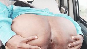 Teen big boobs college girl with nabar uncle car romance Telugu dirty talks.