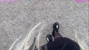 girl secretly jerks off in taxi while driving home to her husband