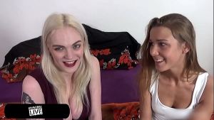 BEAUTIFUL LESBIAN LOSES Her VIRGINITY in a THREESOME – IMMORAL LIVE 4K