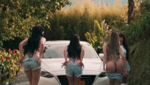 Sexy Latinas washing cars for free | Splash and Squirt