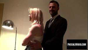 This blondie just can’t get enough dick and she is about to show us how well she can squirt when she’s fingered.