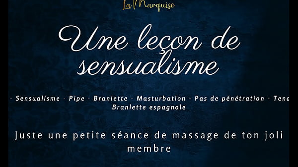 Une leçon de sensualisme – french audio solo gentle handjob praises