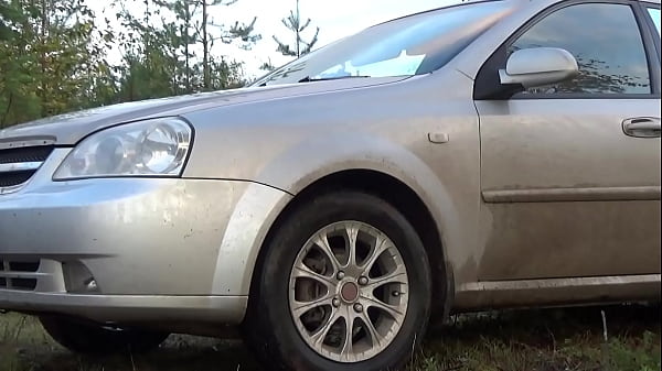 Business lady and hooligan 3- Fuck on car