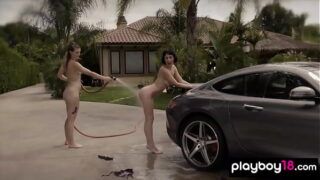 Busty asian babe Ayumi Anime and GFs have a naughty idea to get some money