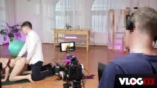 Yoga Date With Mina Von D BTS