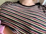Amateur grabbing big boobs tease