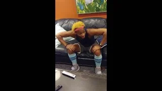 Bear films BBC jerkoff then gets sucked and cums