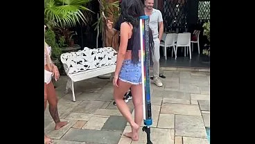 Behind the scenes of naked photoshoot in Brazil