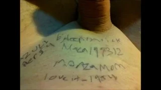 branded like cattle with my “friends” names making them own this bimaleslut