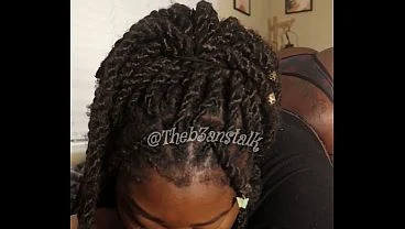 Busty Ebony w/ Sexy Soles Gives me a Footjob