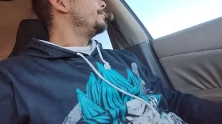 Cumshot out in public 🥵💦