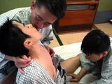 Handsome Hiroya Loves Riding Teen Asshole In POV Threesome