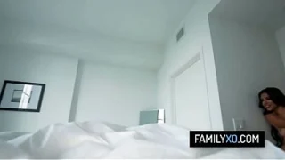 Latina stepdaughters team up and have threesome with stepdad – Hime Marie, XxLayna Marie