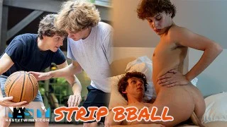 NastyTwinks – Strip BBall – CJ comes over to visit Shapey and play some hoops, Strip, Raw FUCKING