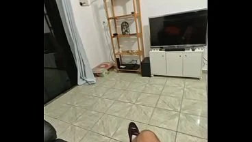 The lesbian neighbor fell face-first onto the cock.