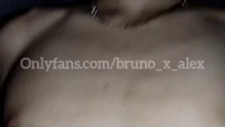 twink rides big bear cock