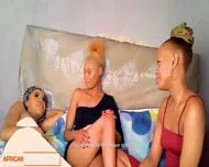 Amateur Ebony Best Friends Go Wild Eating Black Pussy In Lesbian Threesome