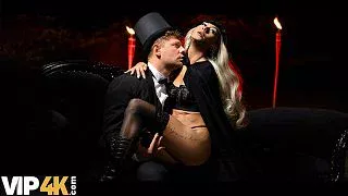 BUFU XXX. Blonde sexy witch is penetrated so deeply so she flew away