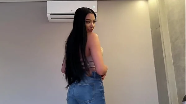 Beautiful Latina Model Fucks in Backstage before shooting