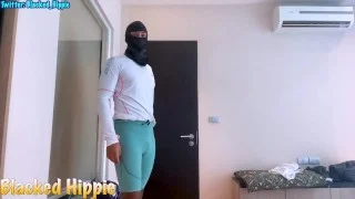 Blacked Hippie Muscular Jock with Phat Bubble Butt Ass (Masked Man)