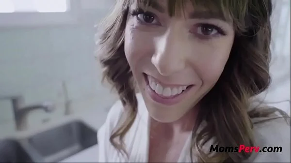 Busty Brunette Stepmom With Big Tits Fucked