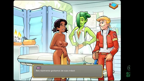 Jogo Adulto Space Rescue ep 16 – Novinha Gozou na massagem e Eu nem vi so escutando Funk