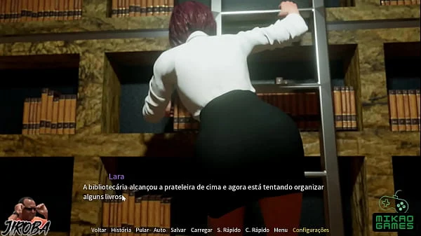 Jogo parodia de Lara Croft ep 2 – Sem Namorado ou Dildo Lara Croft usou Chuveiro pra Fuder a Buceta