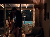 Kristen Stewart looking hot while swimming in the pool,