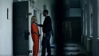 Lola Reve and Ferrera Gomez in an anal threesome in jail