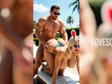 Mansion Blondes Down for Anything Orgy (AI gen)