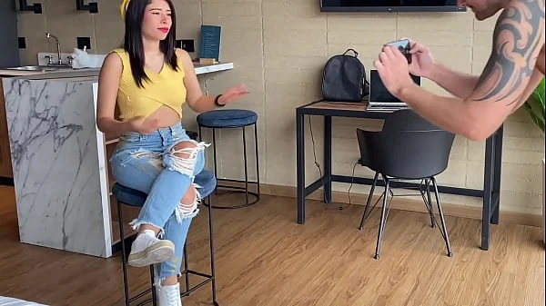 Petite Big Ass Teen Latina fucks her Photographer – POV Sex