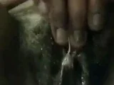 POV Close up Playing with my wet ebony milf pussy under