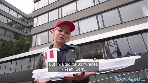 Public Agent Clumsy waitress is shagged deep in her pussy in the toilets