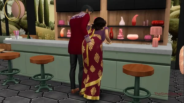 Sexy Hindi wife cheats on her husband with handsome Indian with big cock