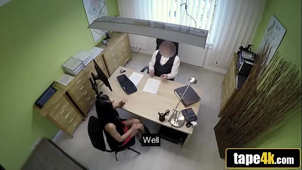 Sleazy Bank Manager Offering Loan to a Slutty Hottie in Exchange for Sex