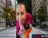 Public POV Blowjob In A Car By Horny And Busty Asian MILF Slut