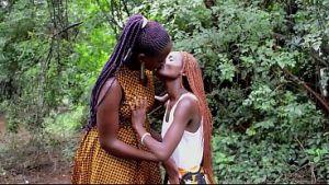 Big Tits & Ass Ebony Lesbians Lick Wet Pussy From Behind POV Close-Up