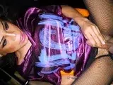 Big cock Asian shemale giving a blowjob