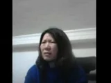 Chinese girl show tits on webcam