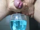 Creamy Cumshot into Water #2