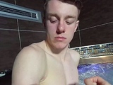 Hot Czech Twink gets Handjob his Big dick from Stranger