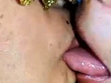 LESBIANS KISS AND SUCK COCK