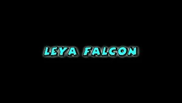 Leya smiles after he cums all over her face, since she loves the feeling of warm jizz on her visage