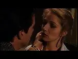 Ellen Barkin making out with a guy and having him pull her