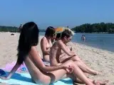 Nude beach girl