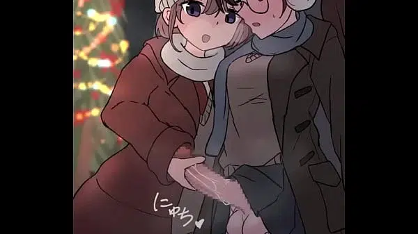 Polla Tgirl gotea semen navideño UwU
